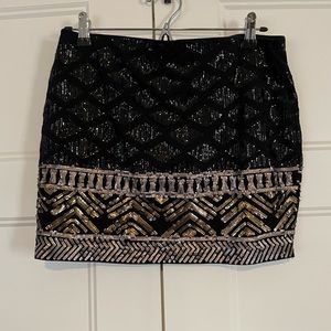 EXPRESS Glitter Skirt - Size S